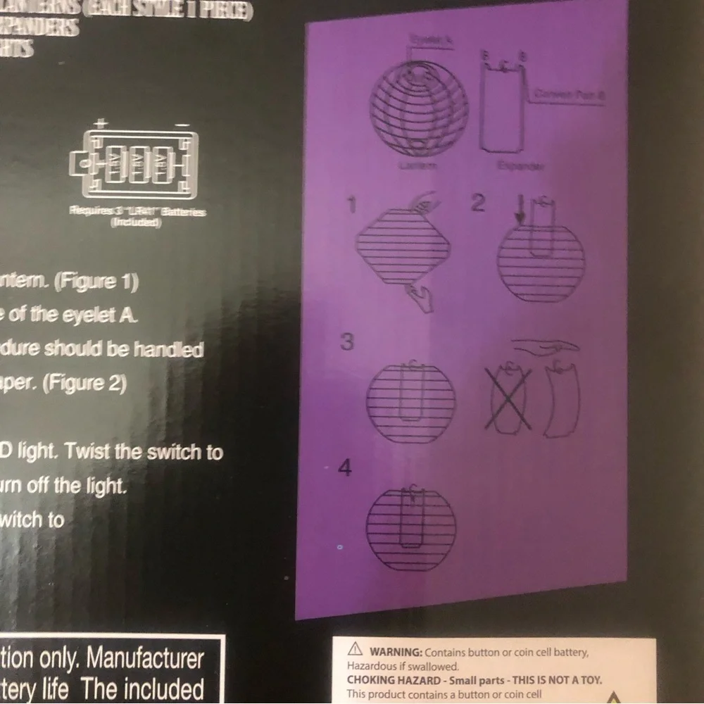 Light Up Lantern (4 count)